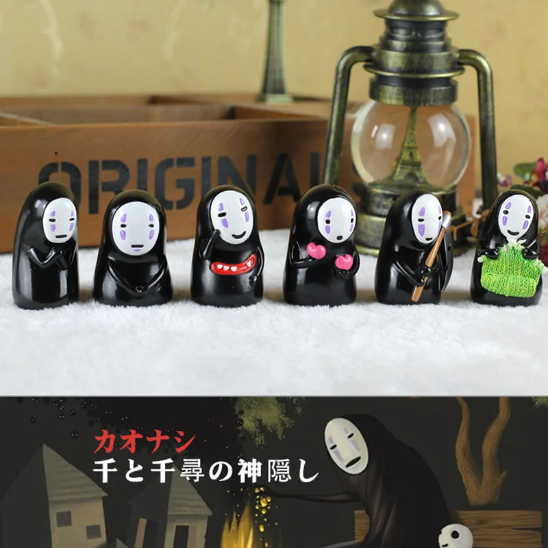 Полимерные настольные японские декоративные Мультяшные куклы без лица