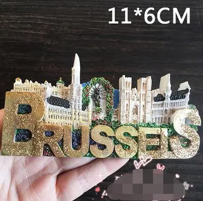Belgian Hot Selling Newest Magnetic Time Postage Exports European Tourism Brussels Less Than Cheap Fridge Magnet Home Decor | Дом и сад