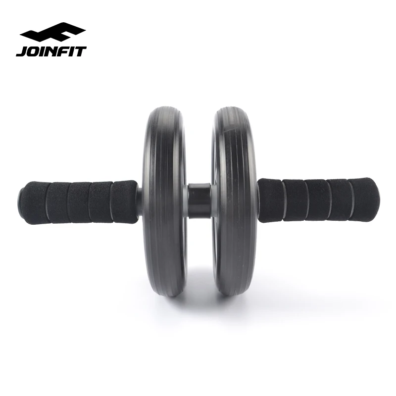 Тренировочный ролик для мышц живота JOINFIT двухколесный упражнений в области талии