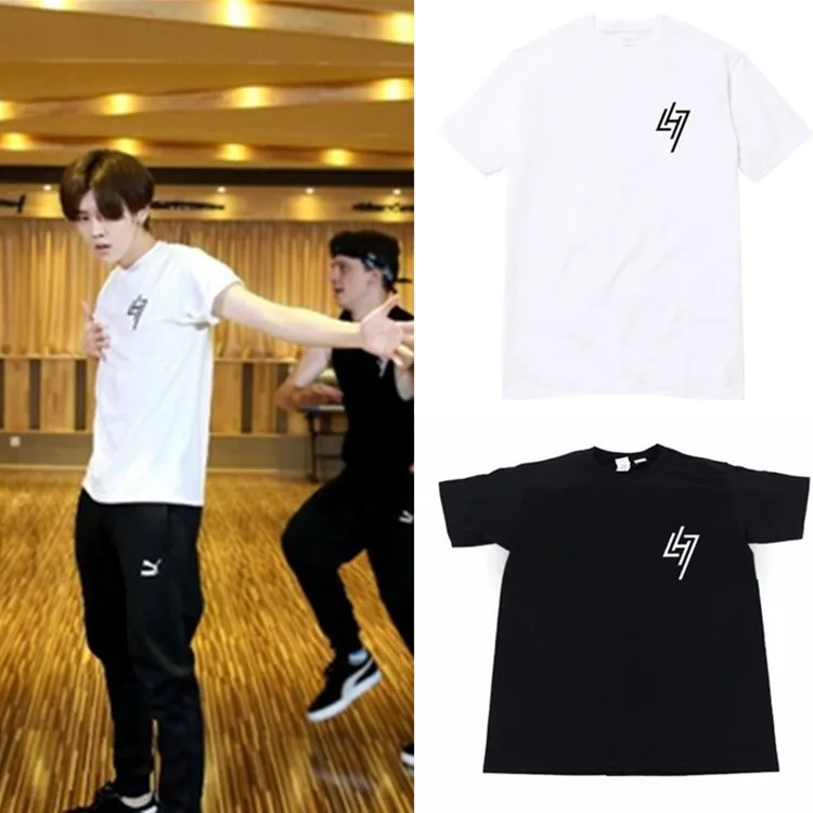 Футболка с коротким рукавом Kpop Exo Luhan свободная футболка для всех мужчин и