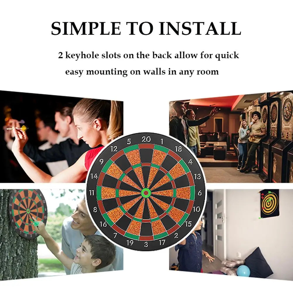 

Magnetic Dart Board Set Safe To Use Protective Easy Hanging Dart Board Set Parent Child Game Accessories