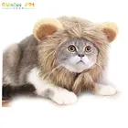 Шапка для домашних животных, собак, кошек, Хэллоуин, одежда, призрак, фестиваль, косплей льва, забавная тыква, удобная для маленьких собак и кошек