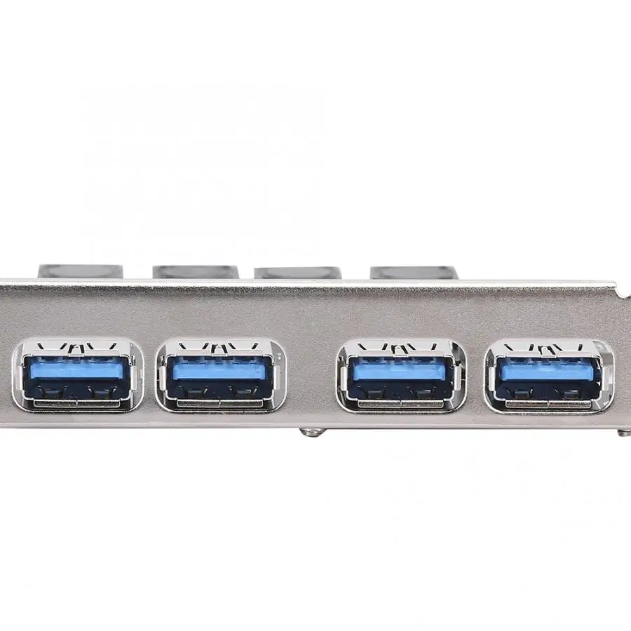 Плата расширения для ПК USB 3 0 PCI E 4 порта адаптер чипа NEC высокая скорость передачи