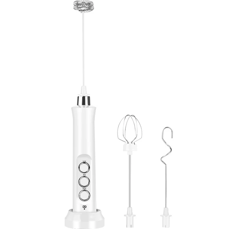 Электрический вспениватель молока 3 скорости взбиватель яиц капучино кофе