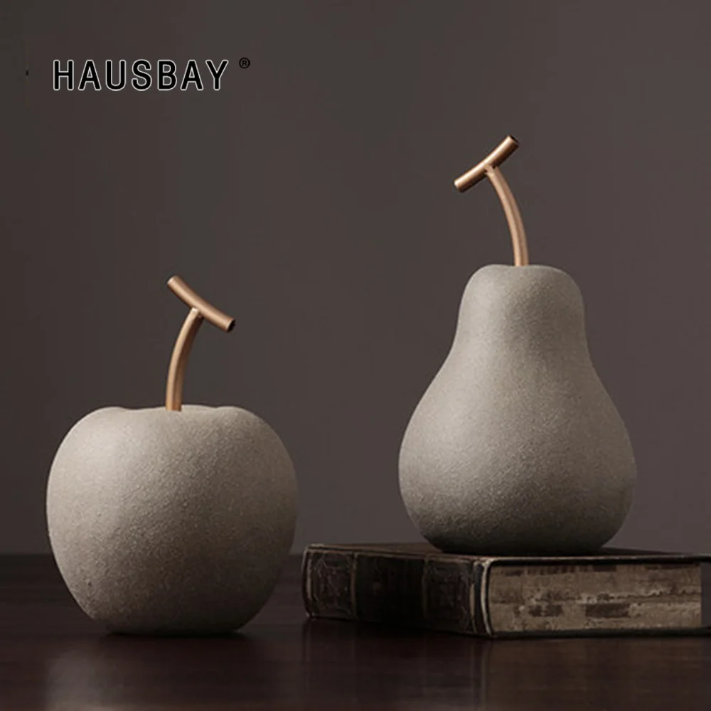

American Modern Creative Ceramic Fruit Decorations Home Living Room Wine Cabinet Porch DecorationsD164