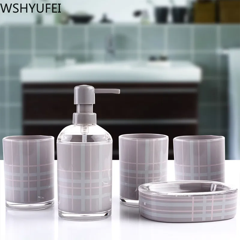 Европейский Набор Для Ванной Акриловый стакан для полоскания рта пластиковый