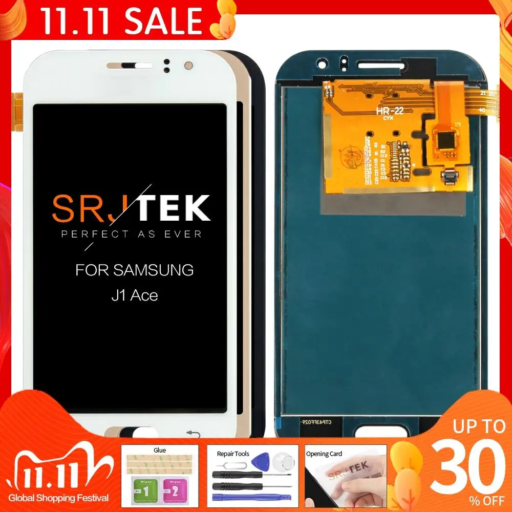 Оригинальный ЖК экран 4 3 &quotдля Samsung Galaxy J1 Ace J110 с дисплеем для SM J110F J110H дисплей