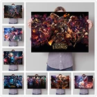 ТВ-постер Arcane League of Legends, ролевая игра Vi Jinx Zed Cait Poro, Картина на холсте, настенное искусство, декор для игровой комнаты, Интернет-кафе