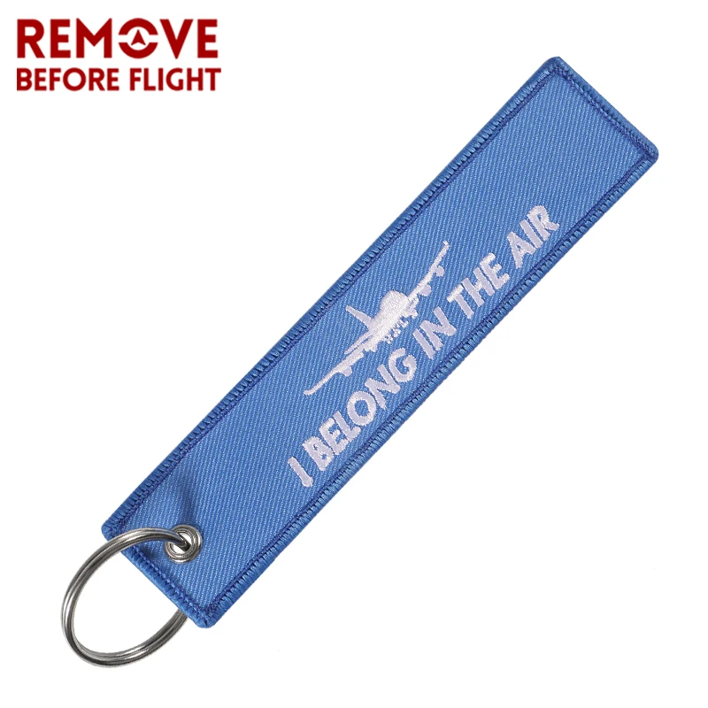 Я принадлежу к авиационным подаркам брелок для ключей ювелирная вышивка