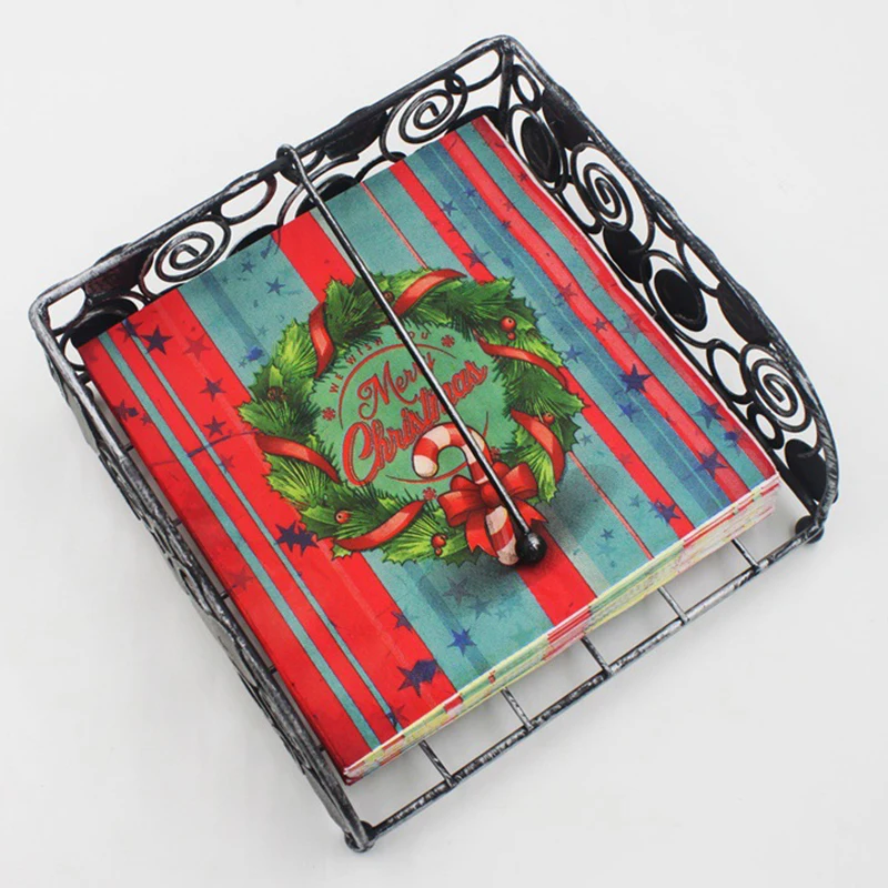 Рождественская салфетка одноразовое бумажное полотенце XMS 20 шт./компл. салфетки