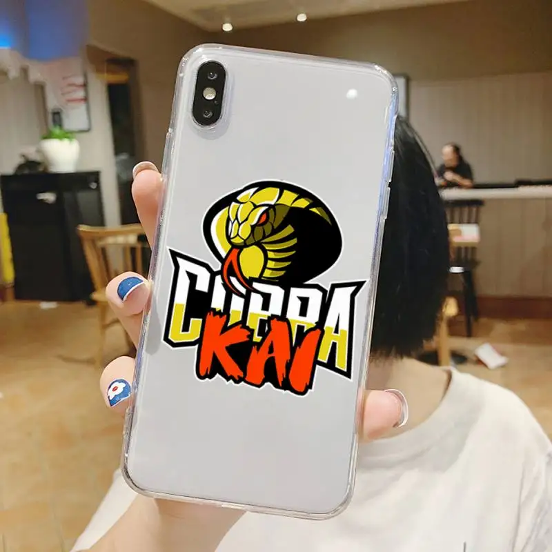 

Cobra kai snake 2 Phone Case Transparent soft For iphone 5 5s 5c se 6 6s 7 8 11 12 plus mini x xs xr pro max