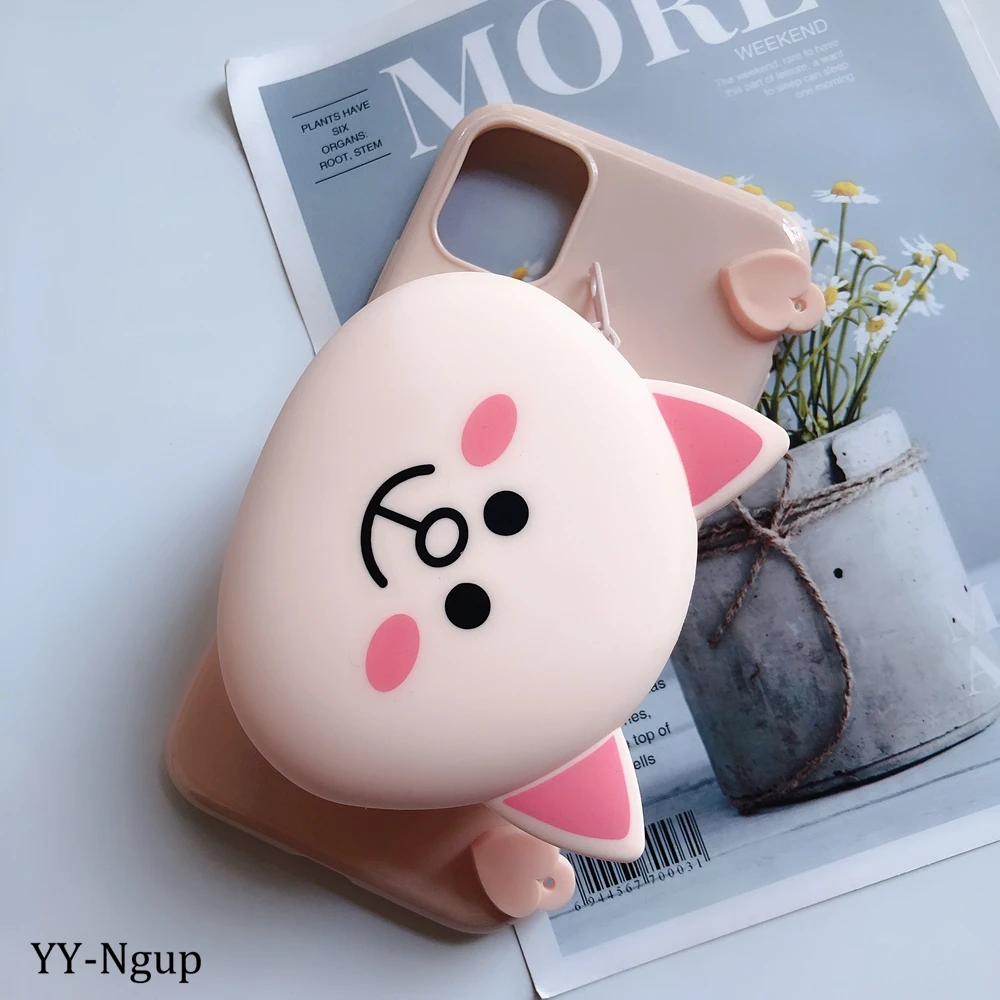 D2 Чехол-кошелек для Redmi 6a, 7a, 8a, чехол для Xiaomi Redmi 8, чехол Kawaii, 3D, сделай сам, силиконовый чехол для Xiaomi Redmi 6, 7, 8, 6A, чехол с ремешком - Цвет: D2