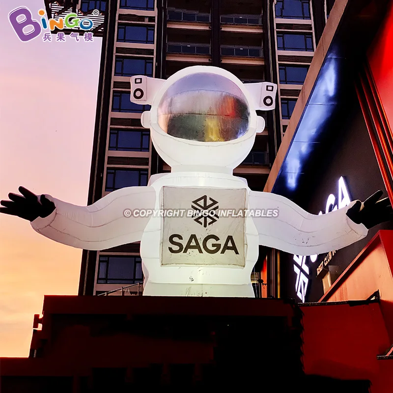

Customized 5.6x2.3x3.5 Meters Giant Inflatable Advertising Astronaut Model For Decoration - BG-C0527