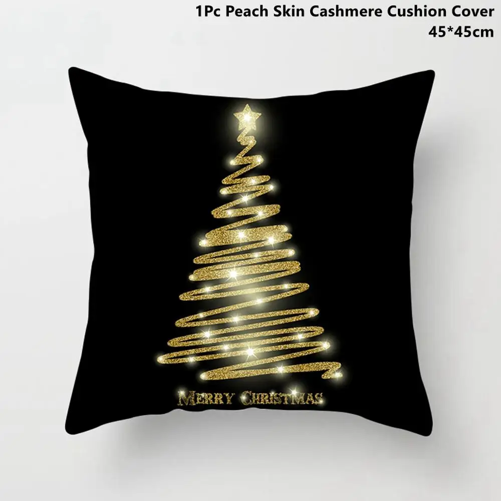 Xmas Pillowcase 1 CHZLL съемные рождественские наклейки, украшения, Санта-Клаус, олень, Декоративный Рождественский Декор для дома, Санта-Клаус, Noel, Декор - Цвет: Xmas Pillowcase 1