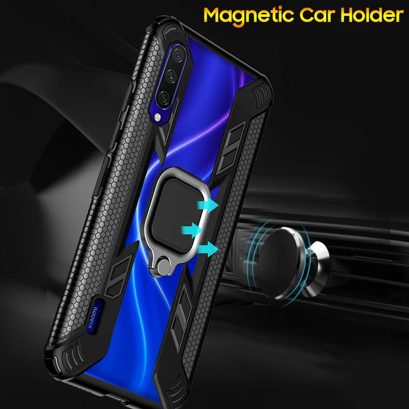 For Xiaomi Mi A3 Case for Redmi Note 8T 8 Pro 7 K20 10 Lite 9T CC9 PRo Magnetic Car Armor | Мобильные телефоны и