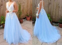 light blue prom dress long evening gown graduation party dress formal dress dresses for prom