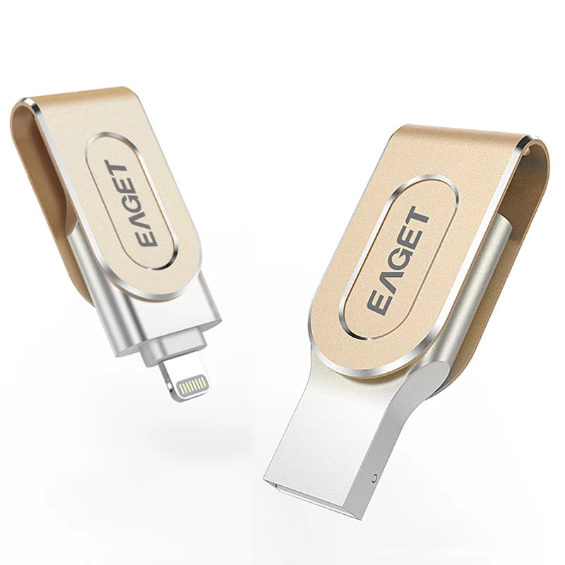 Eaget Lightning®Флэш-накопитель 128 ГБ 64 Apple®Сертифицированная флеш-карта MFI карта памяти