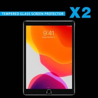 2pcs screen protector cover for apple ipad 2020 8th 10 2 inch tablet tempered glass hd anti fingerprint tempered film