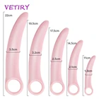 Анальная пробка VETIRY, силиконовая Анальная пробка, анальная женская игрушка для массажа точки G, Женский мастурбатор, мягкие секс-товары, 5 размеров