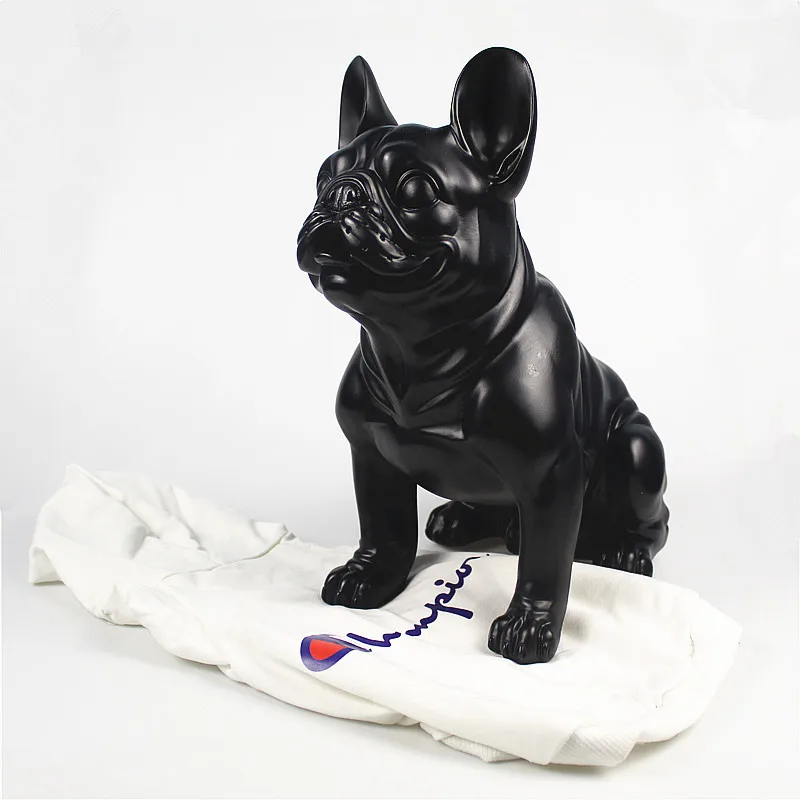 Black white Japanese and Korean style dog clothes pet tide brand cat French bulldog hooded sweater coat suitable for medium size