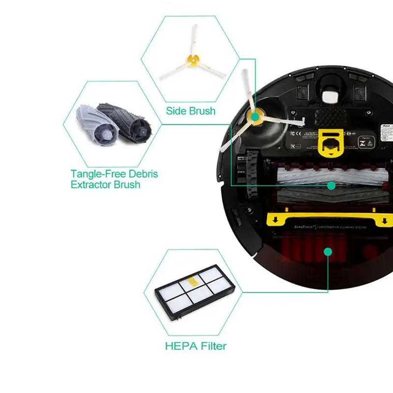Набор запасных частей для Roomba 800 Series|Электрические швабры пола| |