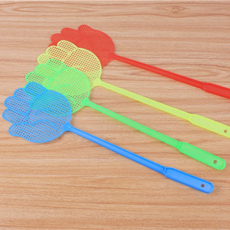 Лидер продаж милые с рисунком рук Пластик мухобойка легкий бытовой Хлопушки Mosquito