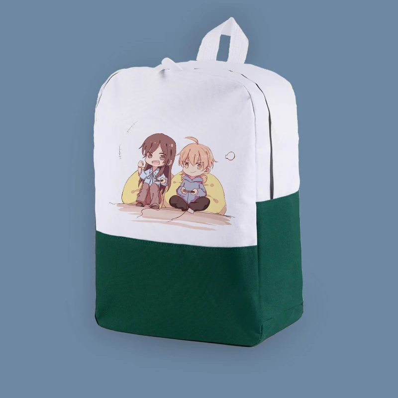 1pcs Anime Bloom Into You Canvas Backpack Satchel Book Bag Student Schoolbag Teenagers Travel Laptop Shoulder Boy Girl Gift |