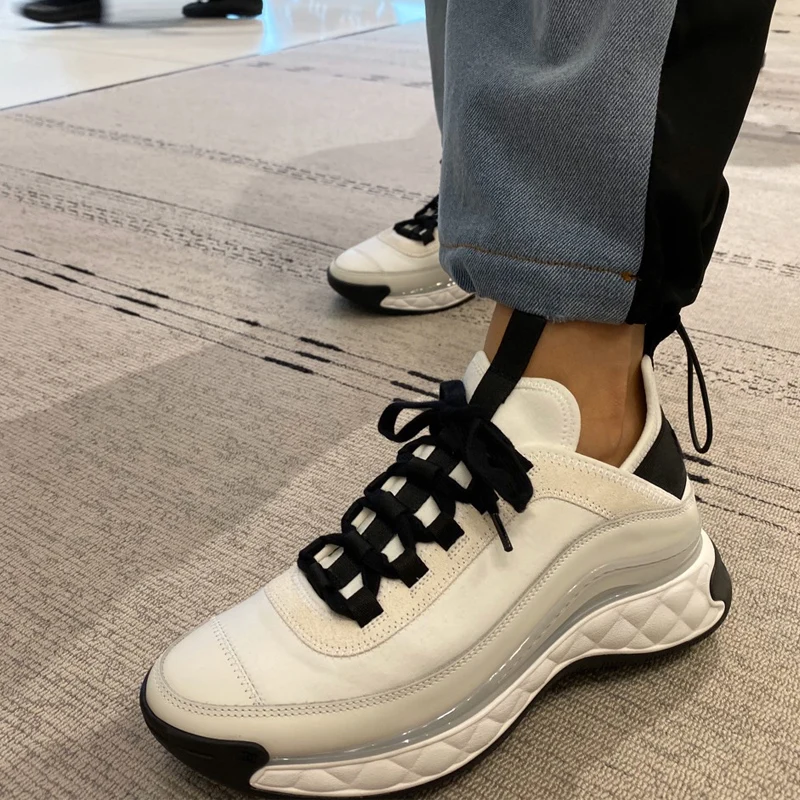 Новинка 2020 года Женские кроссовки на платформе Женская обувь шнуровке Zapatos De Mujer