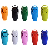 10colors dog training whistle clicker pet dog trainer click puppy aid guide obedience pet equipment dog products pet supplies