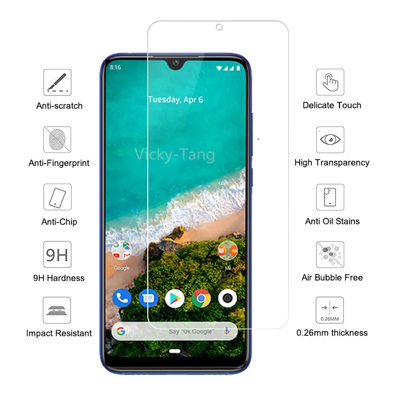 Передняя пленка для Xiaomi mi 9 T протектор экрана 9t A3 A1 Защитное стекло se 8 A2 lite