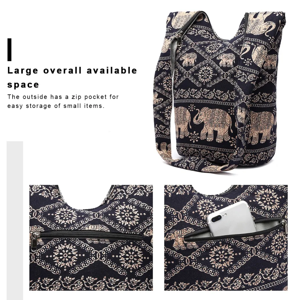 Fecilia Boho сумка через плечо винтажные ручные сумки из толстого хлопка &quotХиппи&quot с