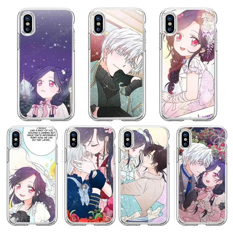 

lady baby manhwa Phone Case Transparent soft For iphone 13 12 11 8 7 plus mini x xs xr pro max
