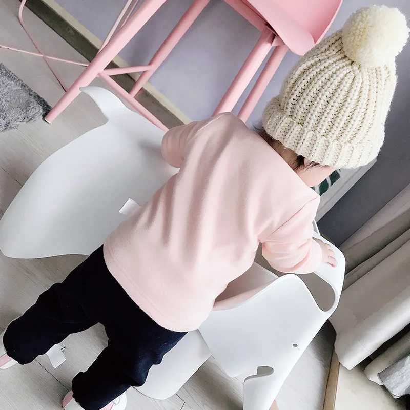 Осенне зимние детские толстовки с капюшоном для маленьких девочек длинными