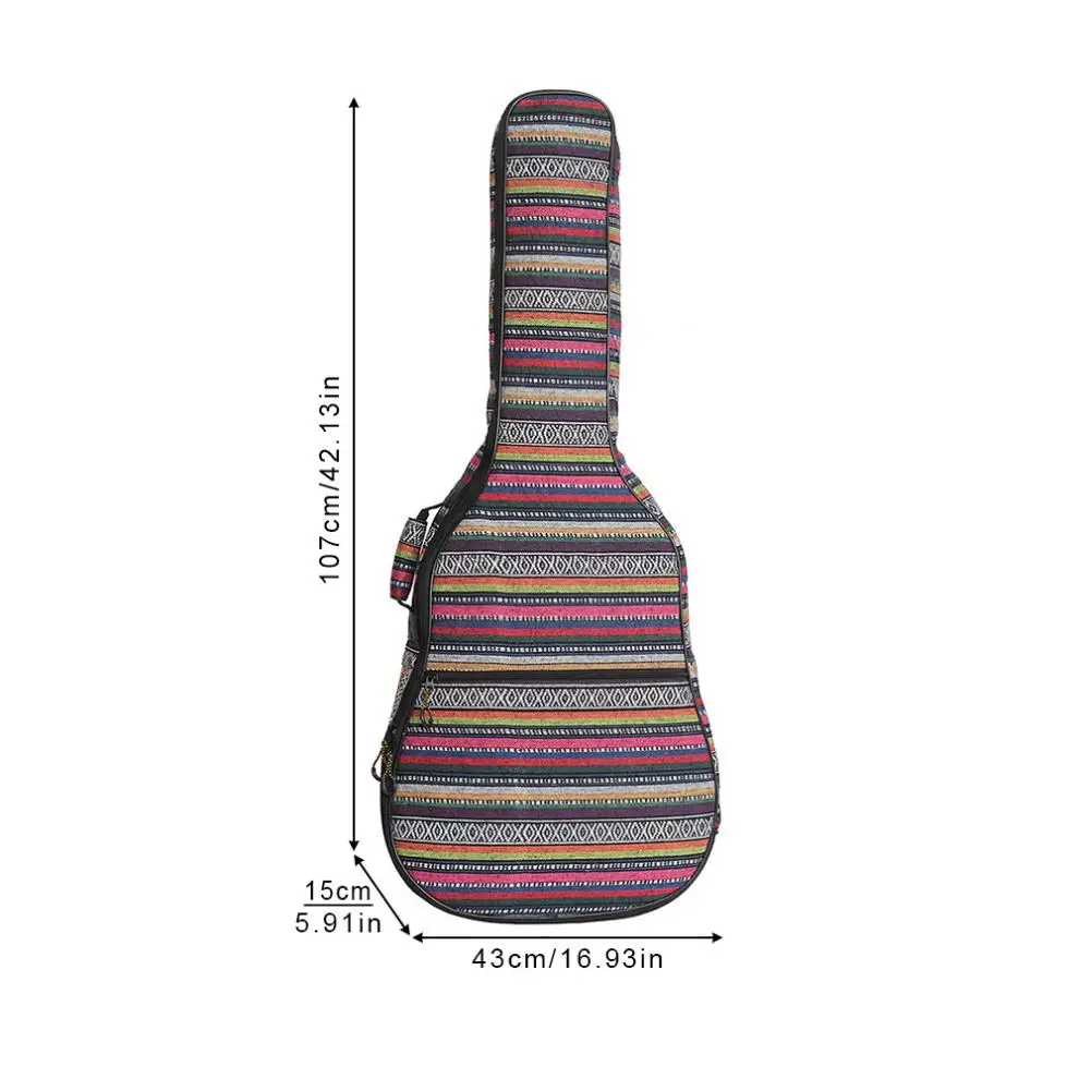 Водонепроницаемый вязаный чехол в фольклорном стиле для акустической гитары Gig