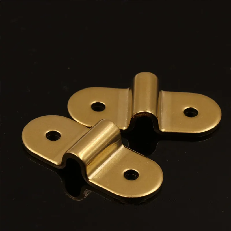 2pcs Brass D Ring Buckles Carabiner Installation Nail DIY Shoes Strap Buckle Bag Accessories Leather Craft Handmade Luggage - купить по