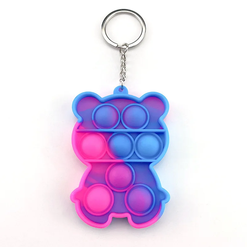 

10pcs Porte-cls Nouveau Pioneer Anti-souris Dinosaure Porte-cls Anti-souris Pioneer Spaceman Bulle Musique Dcompression Jouet