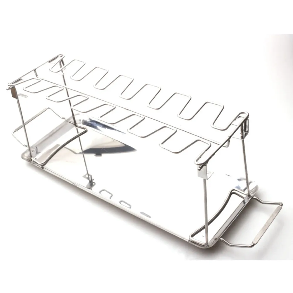 

Chicken Wing Leg Rack For Grill Smoker Oven Stainless Steel Vertical Roaster Stand In Safe Barbecue Accessories