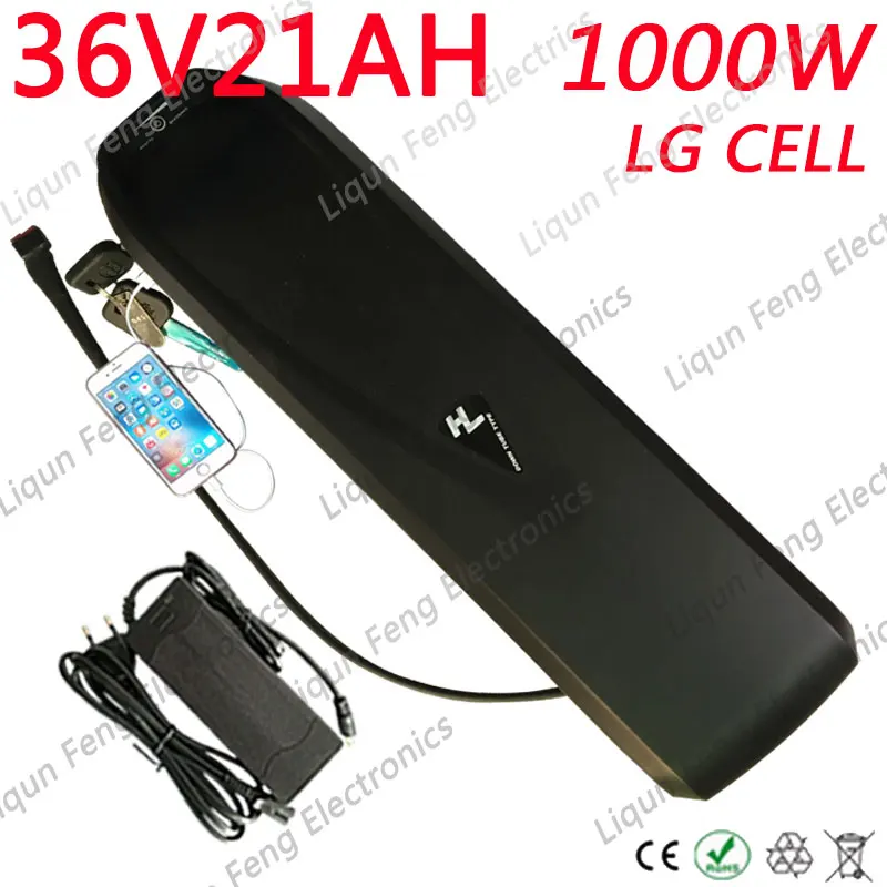 Литий ионный аккумулятор для электровелосипеда 36 В 250 Вт 350 500 10 Ач 13 15 16 18 20 с