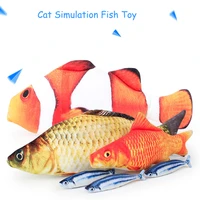 cat toys catnip simulation saury clown fish pp cotton toys cat grinding claws chewing fun pet supplies cat and dog toys