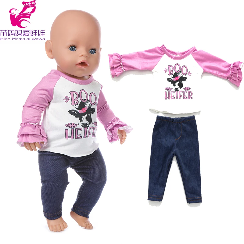 43 см детская кукла одежда для верховой езды babynew born Кукла Одежда 18 дюймов