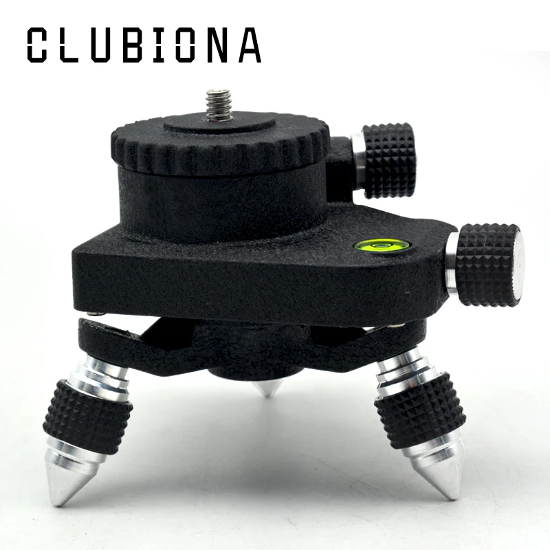 CLUBIONA 12 линий Лазерная основа 360 Вращение регулирующий кронштейн для 1/4 или 5/8 дюймов интерфейс лазерный измерительный инструмент