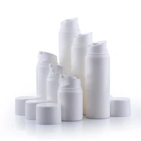 10pcs airless bottle bayonet pump white vacuum container empty cosmetic packaging plastic tube 30ml 50ml 80ml 100ml 120ml 150ml
