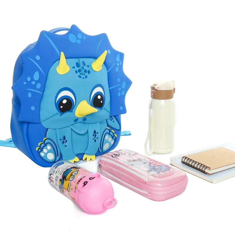 Cocomilo kids bag 3-5 years Cartoon Animal pattern Children Backpacks Dinosaur kindergarten Schoolbag Unicorn