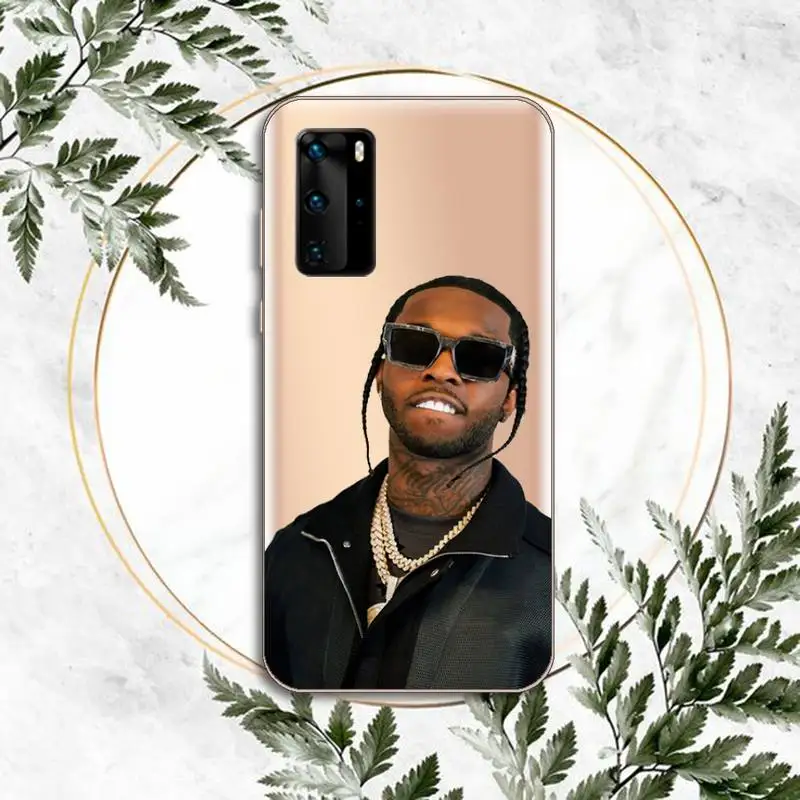 

pop smoke Phone Case Clear Transparent for huawei honor P 40 30 20 lite Pro 10 i 8 9 x p smart 2019