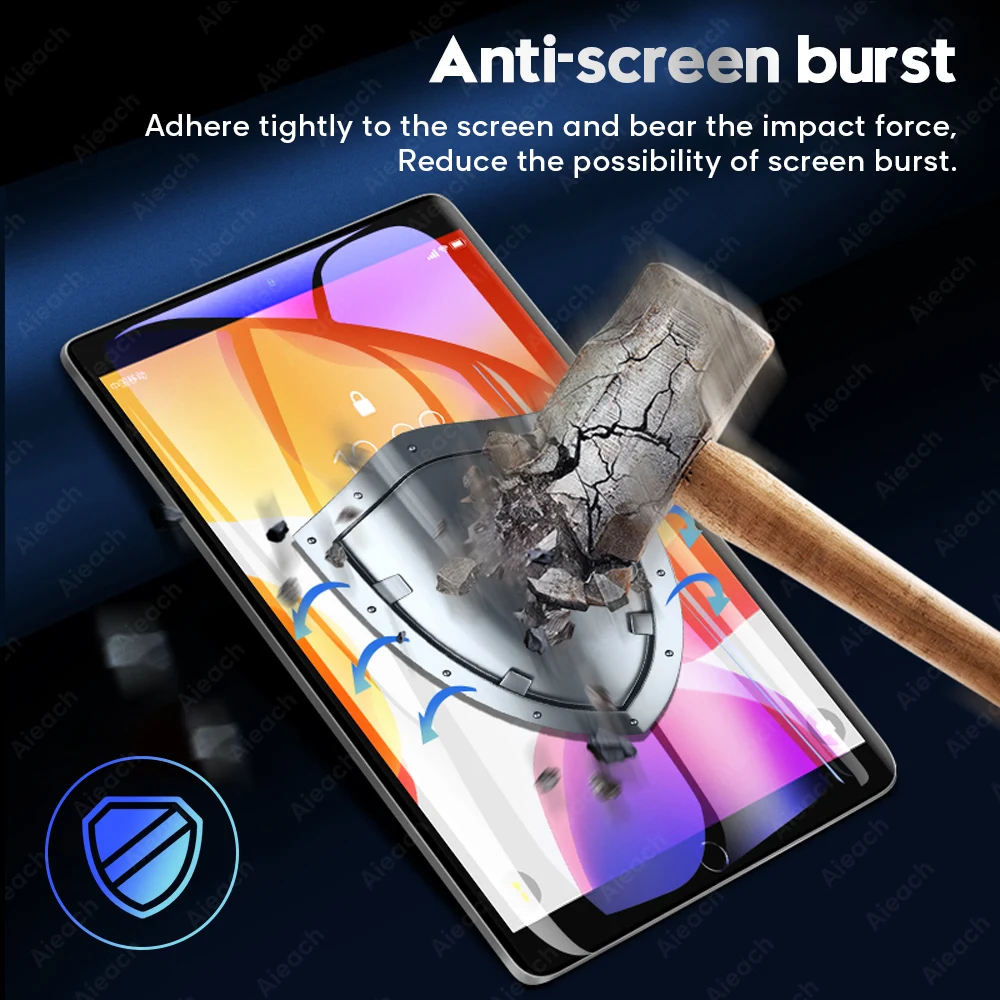 15D Anti Blue Ray Screen Protector For iPad Air 2 3 mini 4 5 Pro 11 10.5 9.7 Tempered Glass 10.2 7th Generation 5th 6th | Компьютеры и