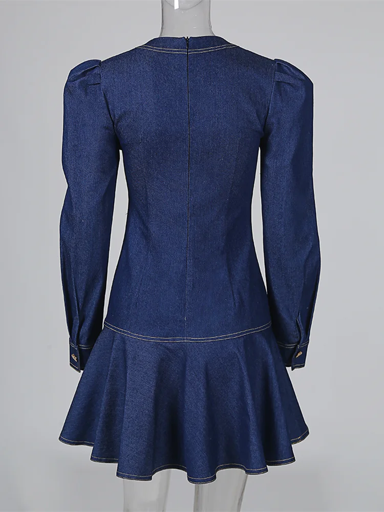 Женское Элегантное повседневное мини платье с v образным вырезом размера плюс 2XL