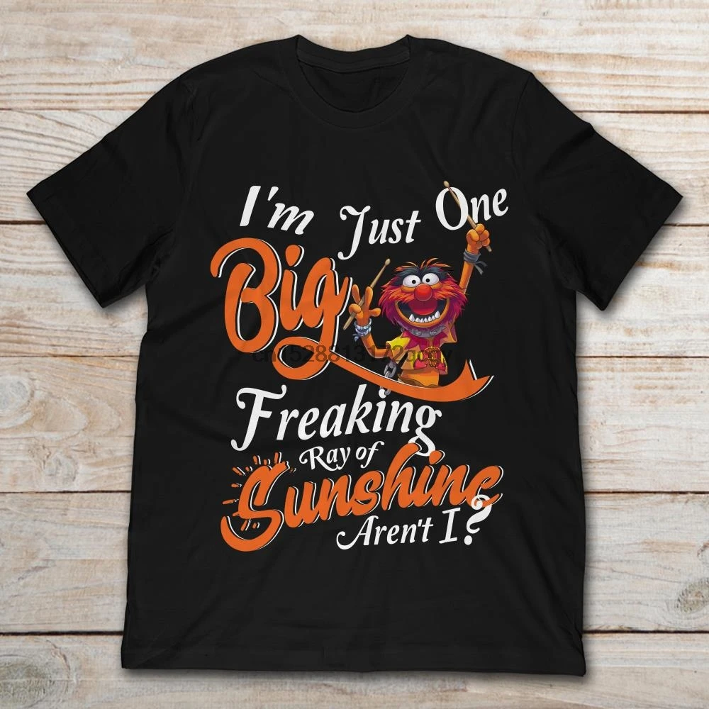 Бренд Muppets Im Just One Big Freakin Ray Of Sunshine Aren I t-shirt 2019 Мужская футболка с короткими рукавами