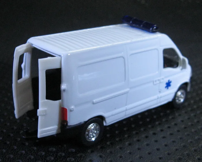 N orev 1:64 Re nrenault Master аварийная бутиковая машинка из сплава игрушки для детей детские