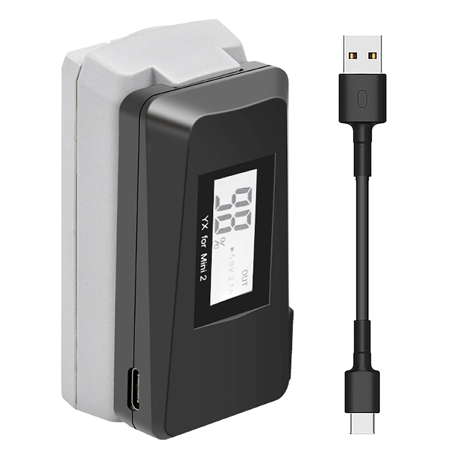 

for DJI Mavic Mini SE QC3.0 Fast Charger Battery USB Charging With TYPE C Cable LED charger For Mavic Mini 2 Drone Accessories