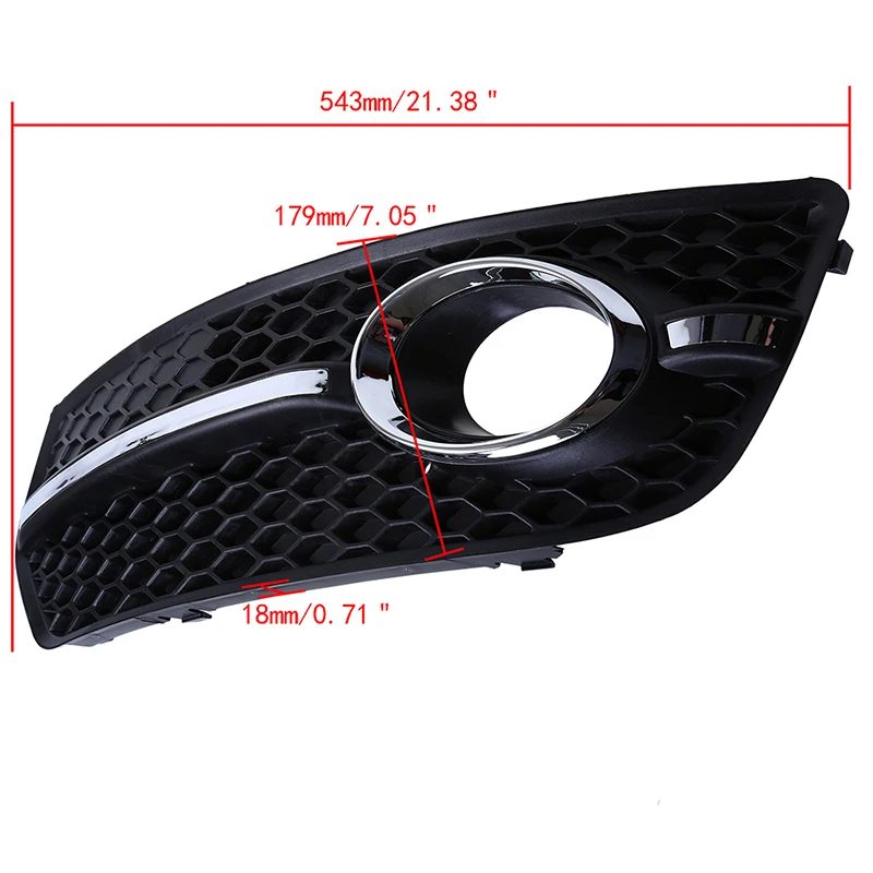 Решетки для переднего бампера автомобиля POSSBAY левые и боковые противотуманные